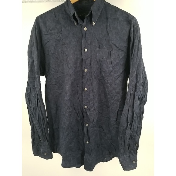 Other - Time Pieces Mens Long Sleeve Button Up Medium‎ Tall Shirt